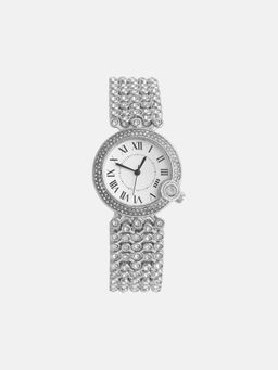 Haute Sauce - Women The Bling Round White Dial Analog Watch - HSWC1210 (M)
