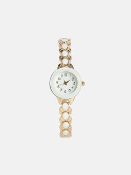 Haute Sauce - Women The Enamel Round White Dial Analog Watch - HSWC1237 (M)