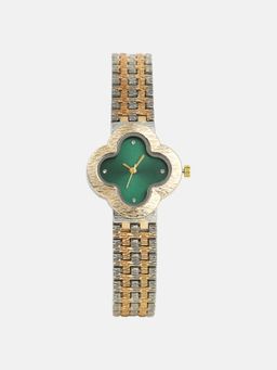 Haute Sauce - Women The Dented Clover Green Dial Analog Watch - HSWC1261 (M)