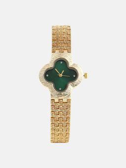 Haute Sauce - Women The Dented Clover Green Dial Analog Watch - HSWC1262 (M)
