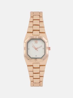 Haute Sauce - Women The Ferazzo Square White Dial Analog Watch - HSWC1307 (M)