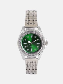 Haute Sauce - Women The Kinova Round Green Dial Analog Watch - HSWC1318 (M)