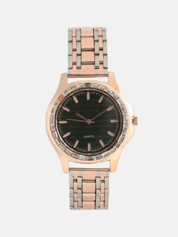 Haute Sauce - Women The Orbitra Round Black Dial Analog Watch - HSWC1320 (M)