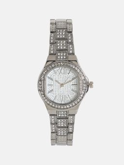 Haute Sauce - Women The Halios Cushion Silver Dial Analog Watch - HSWC1340 (M)