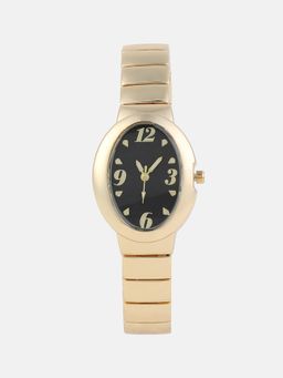 Haute Sauce - Women The Pantheonique Oval Black Dial Analog Watch - HSWC1350 (M)