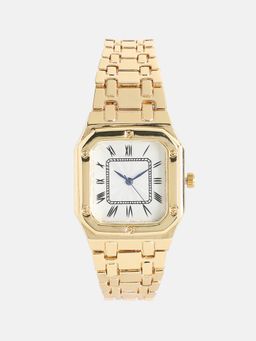 Haute Sauce - Women The Torque Roman Square White Dial Analog Watch - HSWC1354 (M)