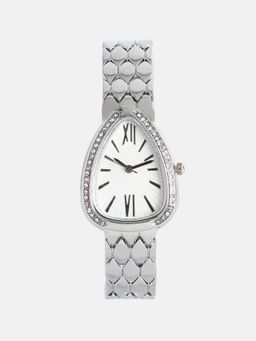 Haute Sauce - Women The Roman Ophidian Oval White Dial Analog Watch - HSWC1369 (M)