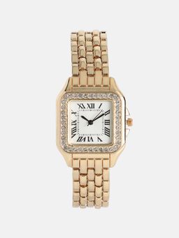 Haute Sauce - Women The Solene Square White Dial Analog Watch - HSWC1388 (M)