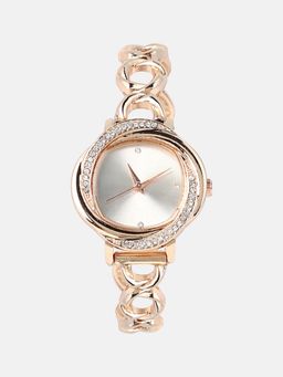 Haute Sauce - Women The Luraith-Gem Round White Dial Analog Watch - HSWC1433 (M)
