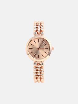 Haute Sauce - Women The Dot Round Gold Dial Analog Watch - HSWC6009 (M)