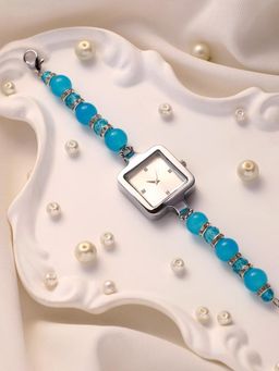 Haute Sauce - Women The Nizam Square White Dial Analog Watch - HSWC6033 (M)