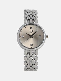 Haute Sauce - Women The Giorno-Venin Round Silver Dial Analog Watch - HSWC6080 (M)
