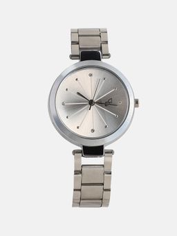 Haute Sauce - Women The Jour Round Silver Dial Analog Watch - HSWC6086 (M)