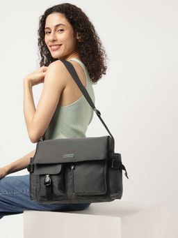 Fastrack - Black Messenger Sling Bag
