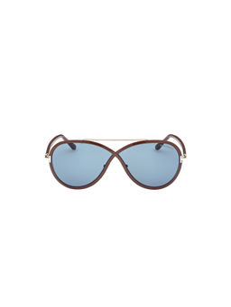 Tom Ford Eyewear - Round Blue Sunglasses (FT1007 65 48V) (65)