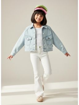 Tales & Stories - Girls Light Blue Denim Jacket
