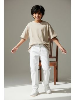 Tales & Stories - Boys White Denim Jeans