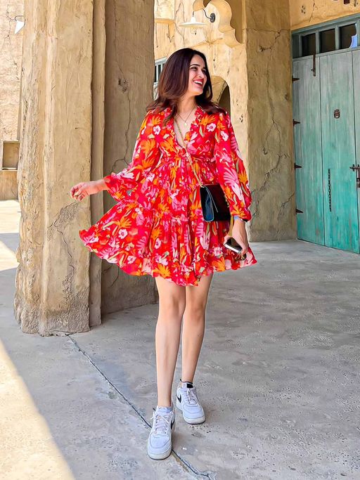 knee length dresses for ladies Picnic Table Dress | Corset Mini Dresses main image 1