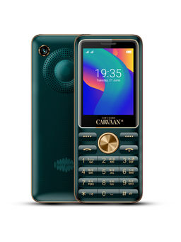 Saregama - Carvaan Green Mobile Keypad Phone Kannada M21 with 1500 Pre-Loaded Songs
