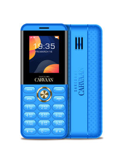 Saregama - Carvaan Blue Punjabi Blue Keypad Phone Don M12 with 1000 Pre-Loaded Songs