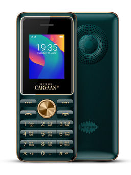 Saregama - Carvaan Green Mobile Keypad Phone Punjabi M11 with 1500 Pre-Loaded Songs