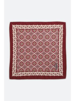 Allen Solly - Men Maroon Party Pocket Square