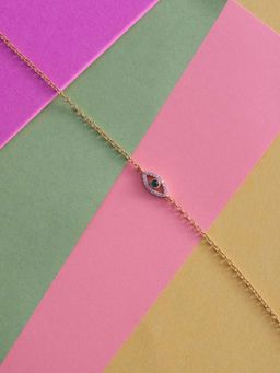 ANUSHKA JAIN JEWELLERY - Green Evil Eye Bracelet