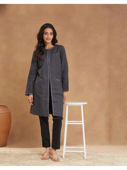 Fabindia - Black Wool Blend Wintercoat