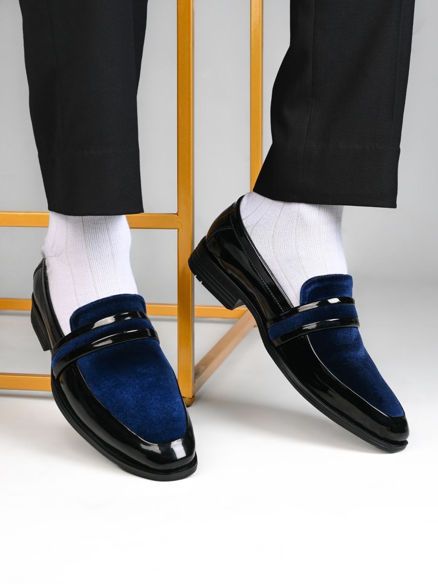 Blue Suede Loafer