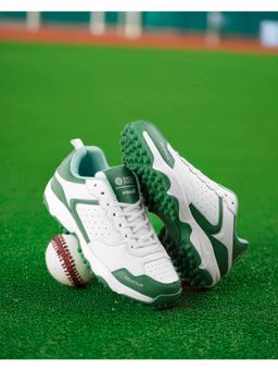 Bacca Bucci - STRIKER Green and White Cricket Shoes