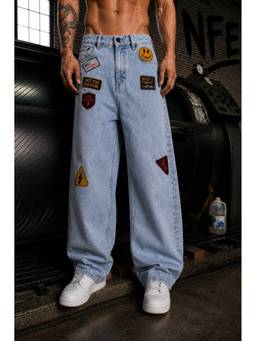 Bene Kleed - Men Blue Loose Fit Jeans