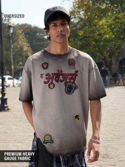 The Souled Store - Official Bugs Bunny: Hot Moves Oversized T-Shirt