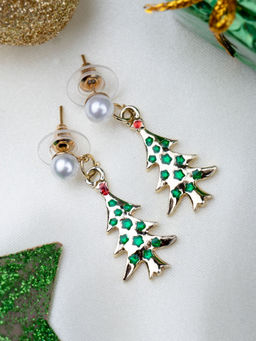 Arendelle - Christmas Christmas Tree Drop Earrings