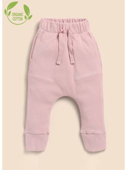 Cot and Candy - Solid Organic Cotton Pink Kids Joggers