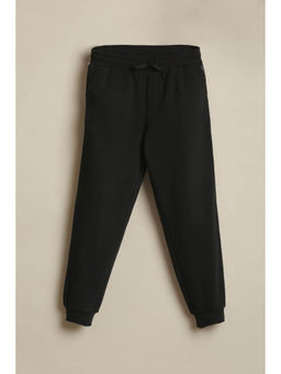 Allen Solly - Boys Black Solid Joggers