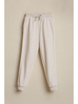 Allen Solly - Boys Beige Solid Joggers