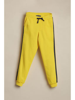 Allen Solly - Boys Yellow Solid Joggers