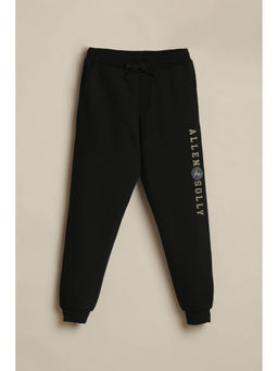 Allen Solly - Boys Black Graphic Printed Joggers