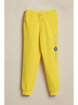 Allen Solly - Boys Yellow Solid Joggers