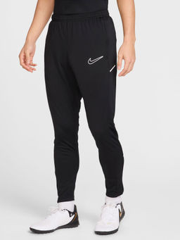 Nike - Black Polyester Mid Waist Trackpant