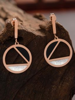 E2O - Black & White Drop Earrings