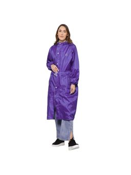 The Clownfish - Unisex Drizzle Diva Series Raincoat - Purple