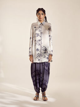 AMKA INDIA - Barfi Co-ord Set With Badhej Pants (Set of 2)