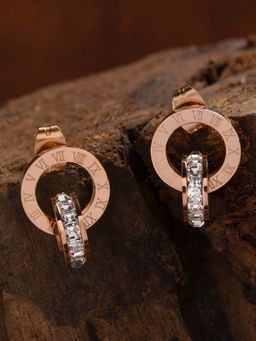 E2O - Copper Gold Drop Earrings