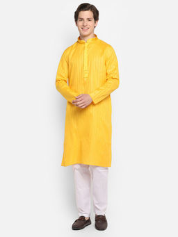 Devoiler - Regular Fit Long Kurta For Men