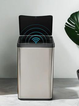 Savya Home - Rectangular Big Automatic Dustbin Sensor Dustbin 42L Ss