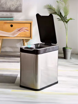 Savya Home - Automatic Dustbin 12L Silver