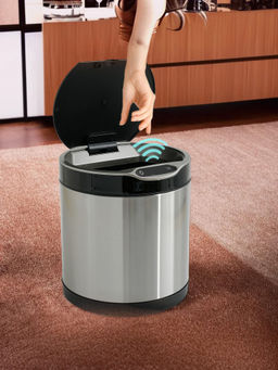 Savya Home - Automatic Dustbin 6L Silver