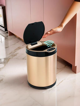 Savya Home - Automatic Dustbin 8L Gold