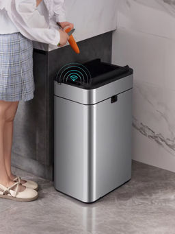 Savya Home - Automatic Dustbin 15L Silver